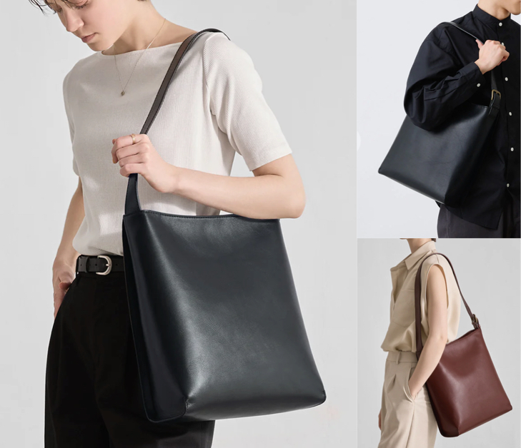motherhouseブラックのトートバッグ