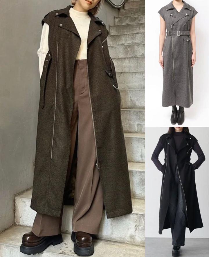 MURUA  カーキのジャンスカ