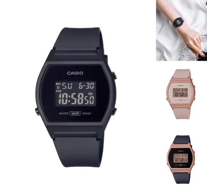 CASIO CLASSICブラックの腕時計