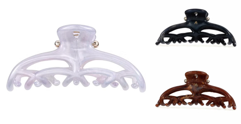 ACCA（アッカ）シルバーのヘアクリップ