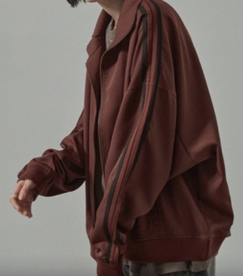Alfred Alex（アルフレッドアレックス）ボルドーのトラックジャケット