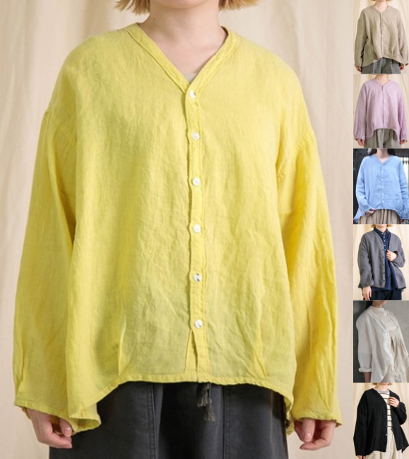 Brocante(ブロカント)イエローのシャツ