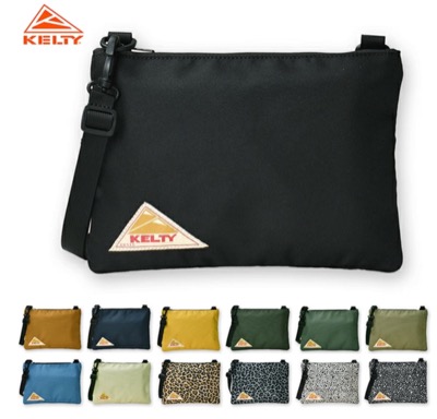 KELTY（ケルティ）ブラックのショルダーバッグ