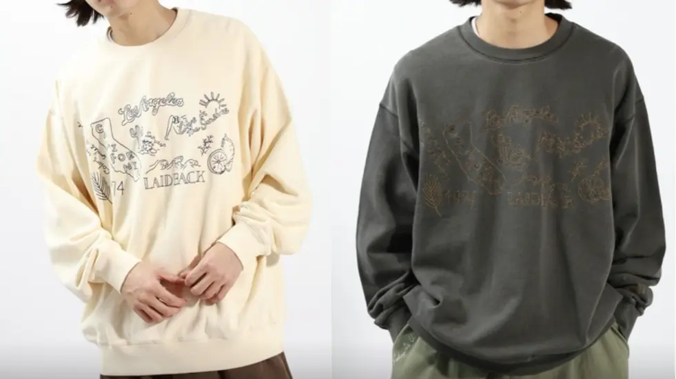 MAISON GA GA（メゾンガガ）ホワイトのプリントロンT