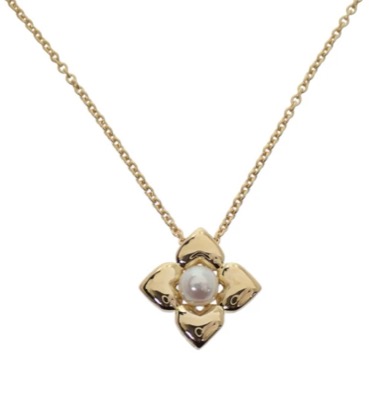 MIKIMOTO（ミキモト）ゴールドのフラワーネックレス
