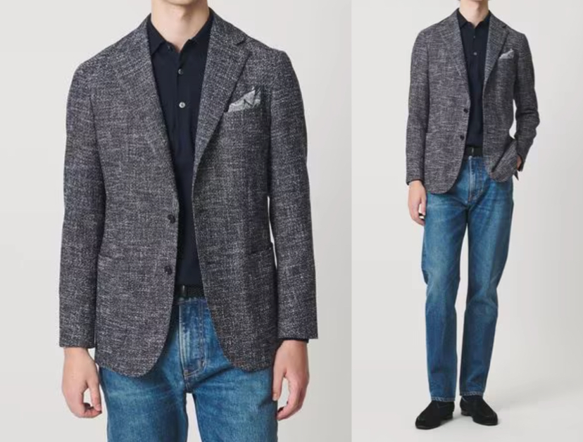 UNITED ARROWS(ユナイテッドアローズ)チャコールグレーのジャケット