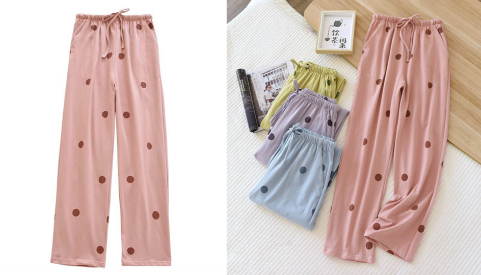 nest Robe (ネストローブ)ピンクのドット柄パンツ