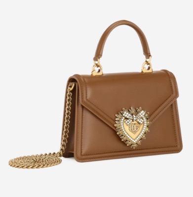 DOLCE & GABBANA（ドルチェアンドガッバーナ）ブラウンのミニバッグ