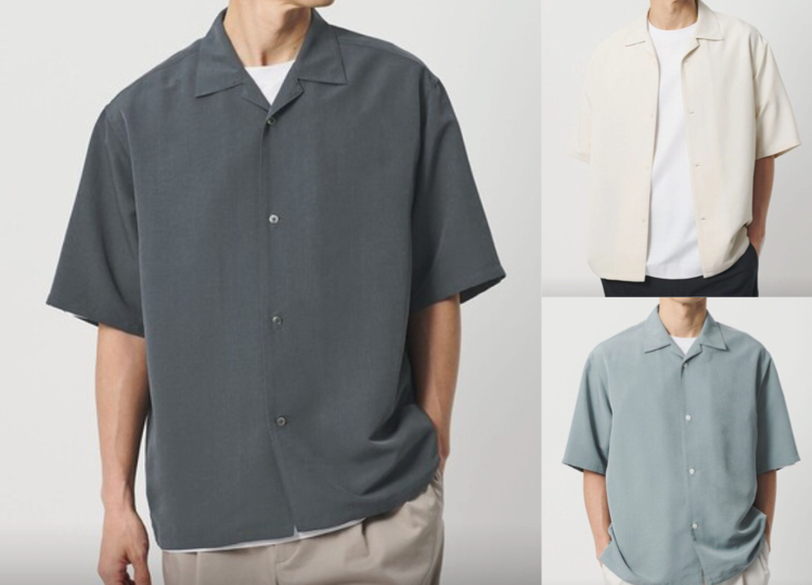 BEAUTY&YOUTH UNITED ARROWS(ビューティーアンドユースユナイテッドアローズ)チャコールグレーの半袖シャツ