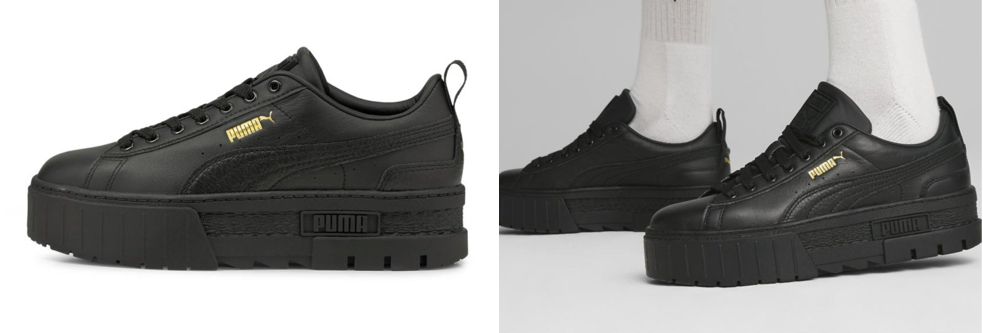 PUMA(プーマ)ブラックのスニーカー