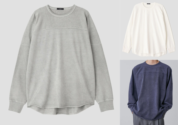 YLEVE（イレーヴ）グレーのロンT