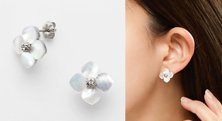 VENDOME BOUTIQUE（ヴァンドームブティック）シェルフラワーピアス