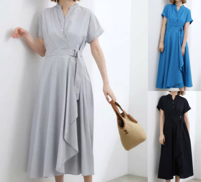 grove（グローブ）グレーのワンピース