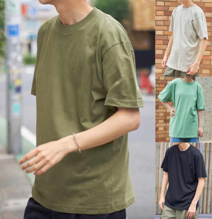 LIFEMAX(ライフマックス)カーキの半袖Tシャツ