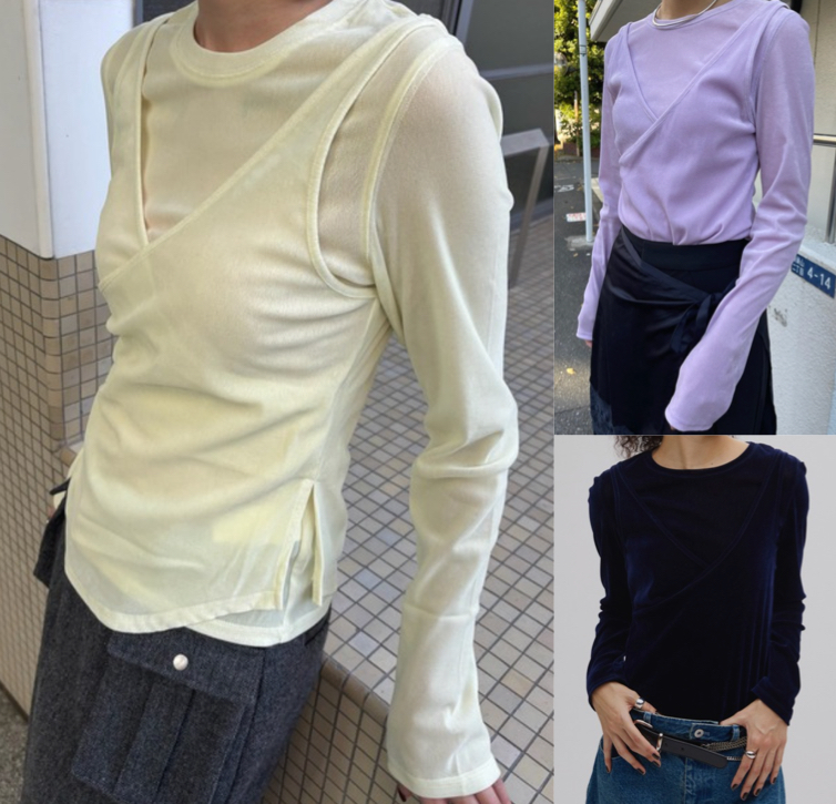 Ameri（アメリ）ライトイエローのトップス