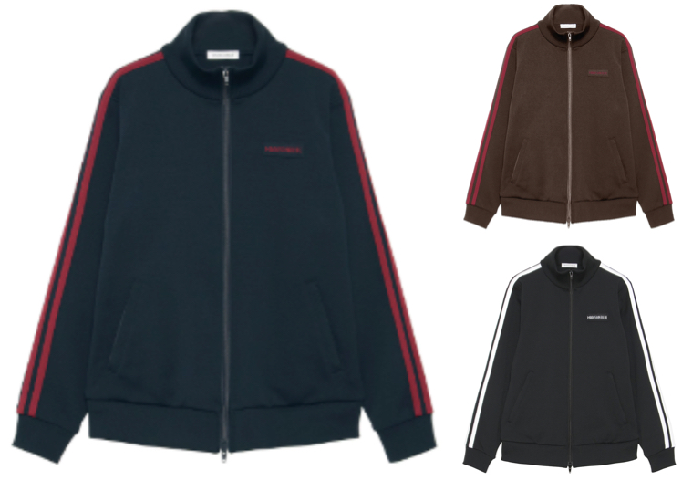 MADISONBLUE（マディソンブルー）ネイビーxレッドのトラックジャケット