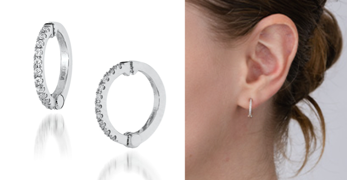 STAR JEWELRY(スタージュエリー)シルバーのダブルムーンネックレス