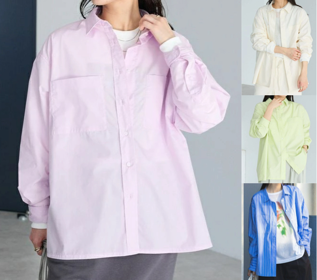 CRAFT STANDARD BOUTIQUE(クラフトスタンダードブティック)ピンクのシャツ