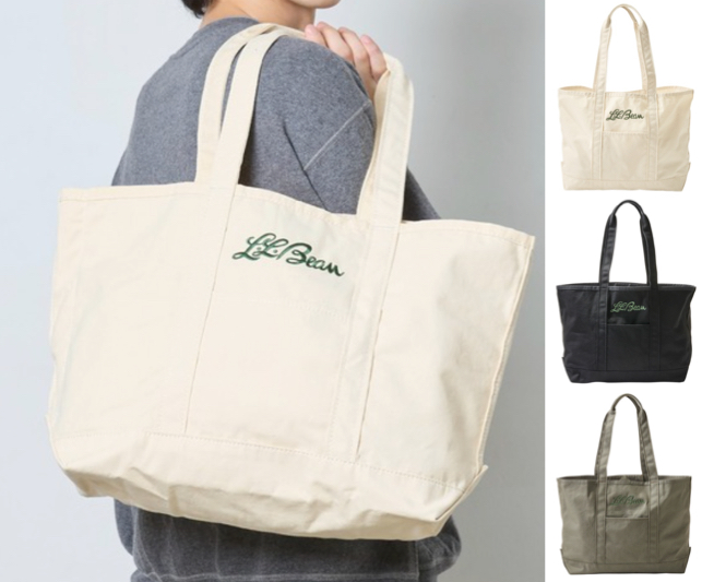 L.L.Bean(エルエルビーン)ホワイトのトートバッグ