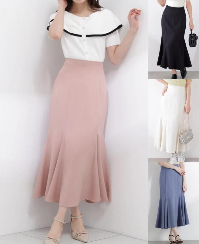 PROPORTION BODY DRESSING（プロポーションボディドレッシング）ピンクのマーメイドスカート