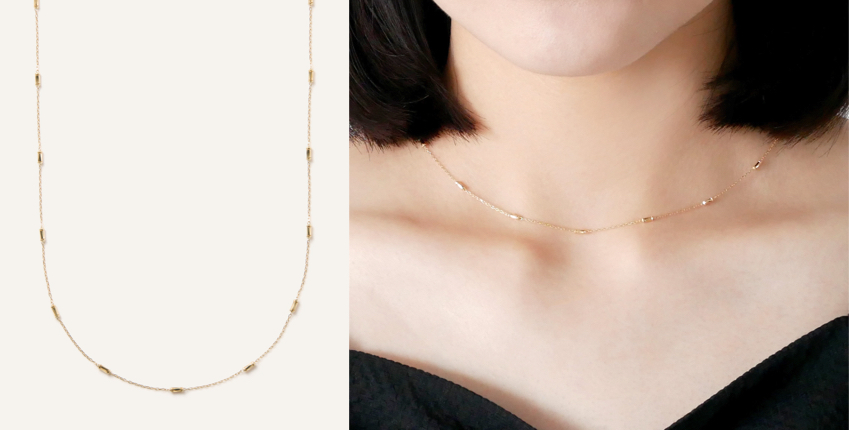 va Vendome Aoyama（ヴァンドーム青山）ゴールドのチェーンネックレス