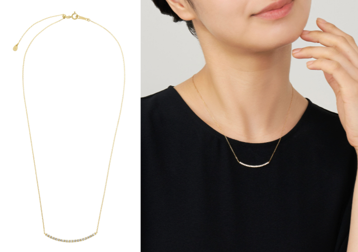 Vendome Aoyama（ヴァンドーム青山）ゴールド✕ダイヤモンドネックレス