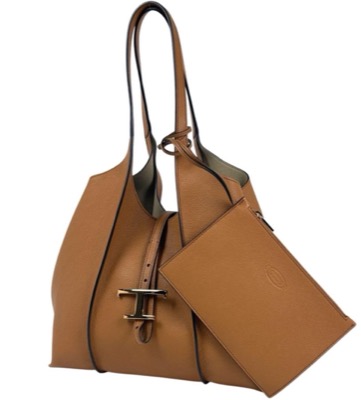 TOD'Sブラウンのショルダーバッグ