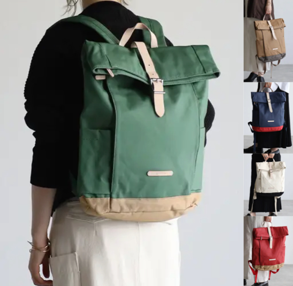 GUSCIO(グッシオ)グリーンのリュック