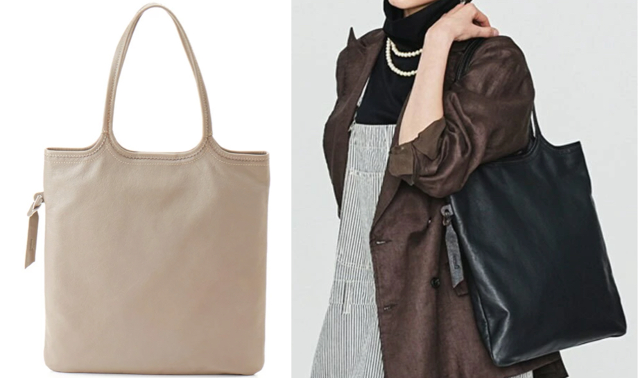 genten（ゲンテン）ベージュのトートバッグ