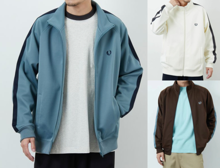 FRED PERRY（フレッドペリー）ライトブルーのトラックジャケット