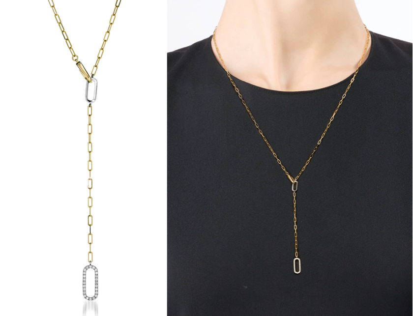 STAR JEWELRY（スタージュエリー）ゴールドのチェーンネックレス