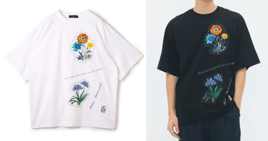 CABaN（キャバン）ホワイトのプリントTシャツ