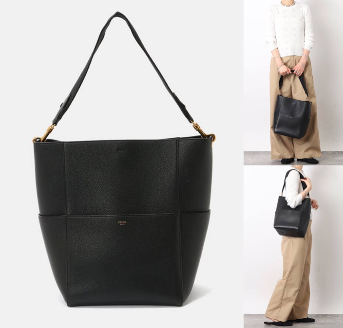CELINE(セリーヌ)ブラックのトートバッグ