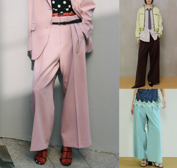 MAISON SPECIAL（メゾンスペシャル）ピンクのワイドパンツ