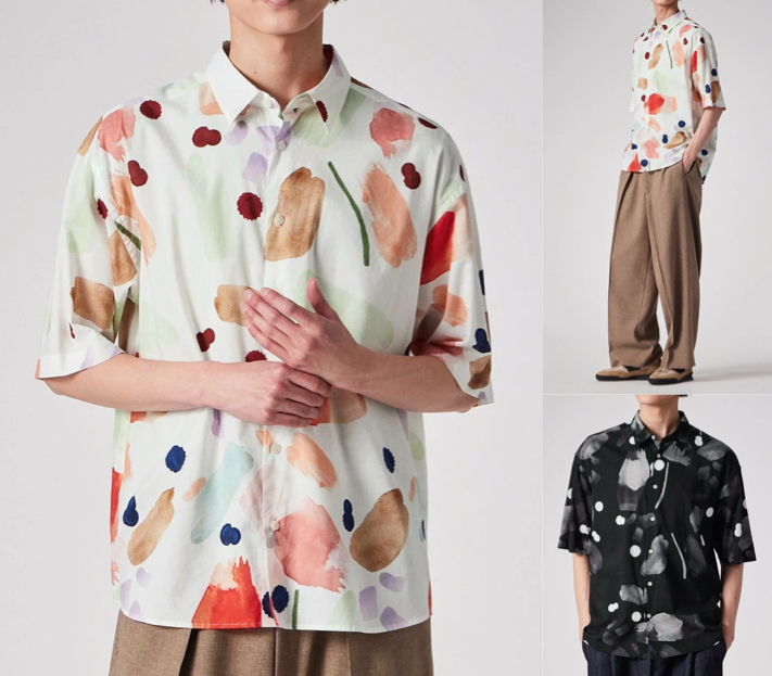 
Paul Smith (ポール・スミス)
navホワイトのプリント柄シャツ