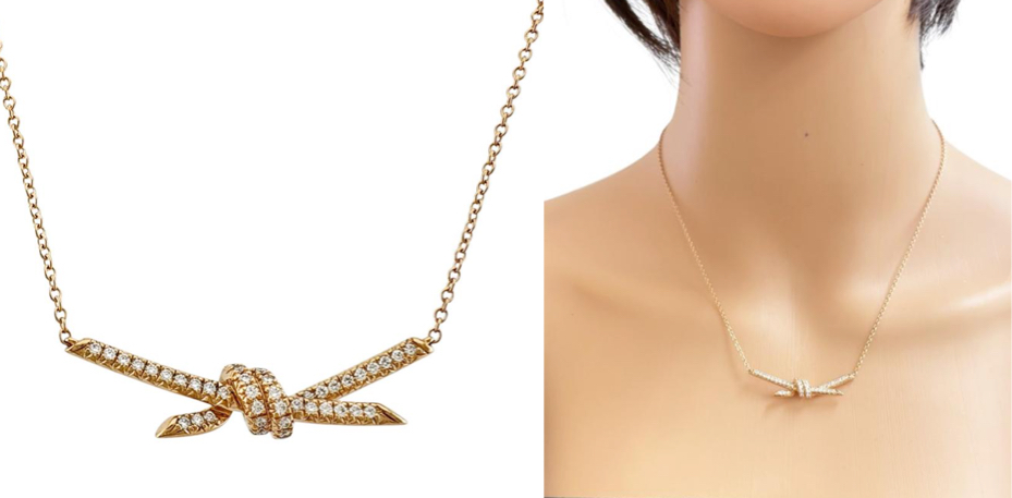 TIFFANY（ティファニー）ゴールドxダイヤのネックレス