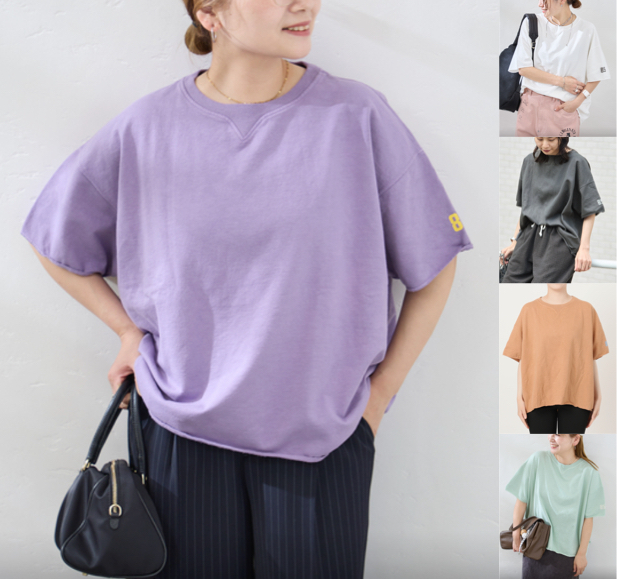 RIDING HIGHパープルのTシャツ