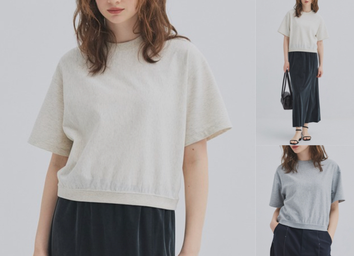 ホワイトのTシャツ