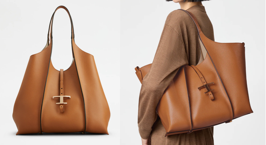 TOD'S（トッズ）ブラウンのトートバッグ