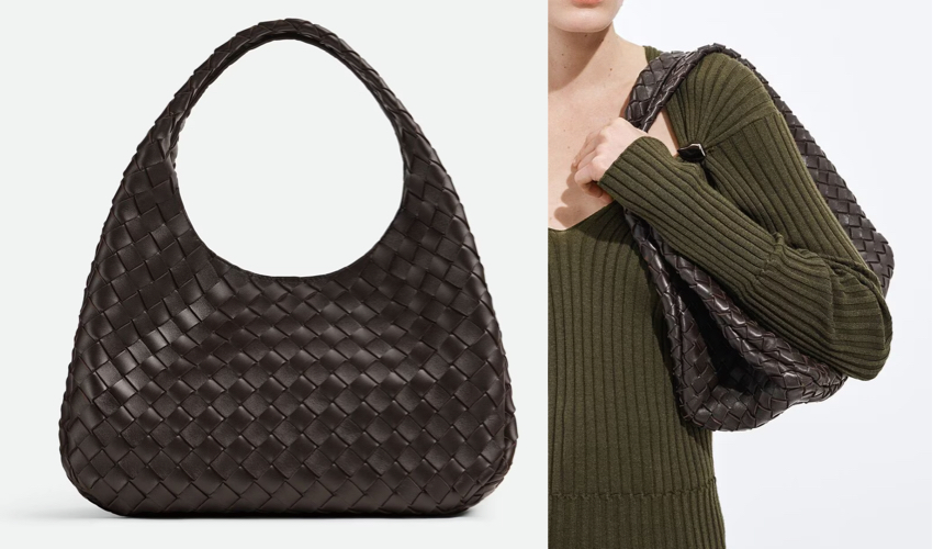 Bottega Veneta（ボッテガヴェネタ）ダークブラウンのトートバッグ