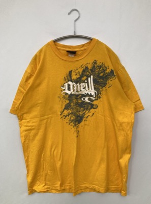 O`NEILL（オニール）イエローのプリントTシャツ