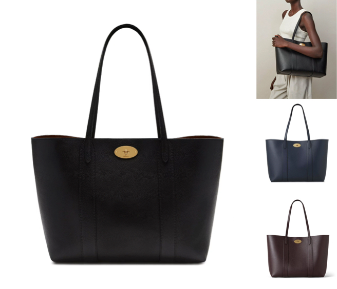 Mulberry（マルベリー）ブラックのトートバッグ