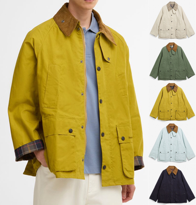 Barbour（バブアー）イエローのジャケット