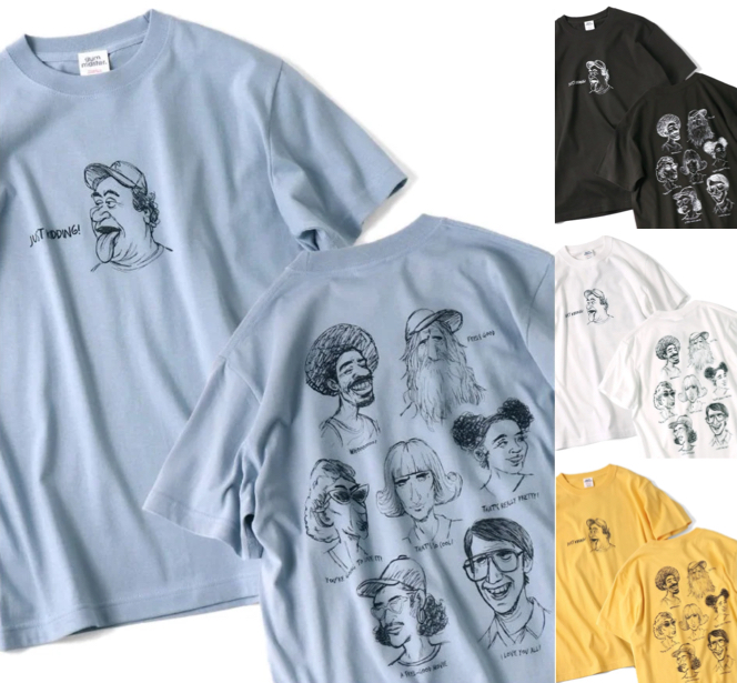 gym master（ジムマスター）ライトブルーのプリントTシャツ