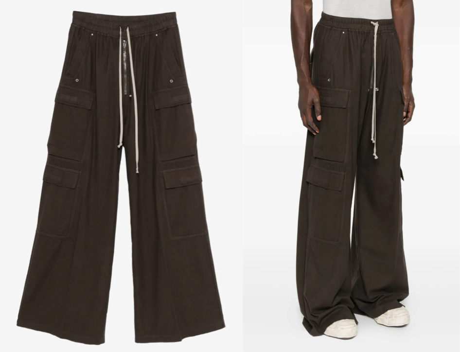 Rick Owens（リックオウエンス）ブラウンのカーゴパンツ