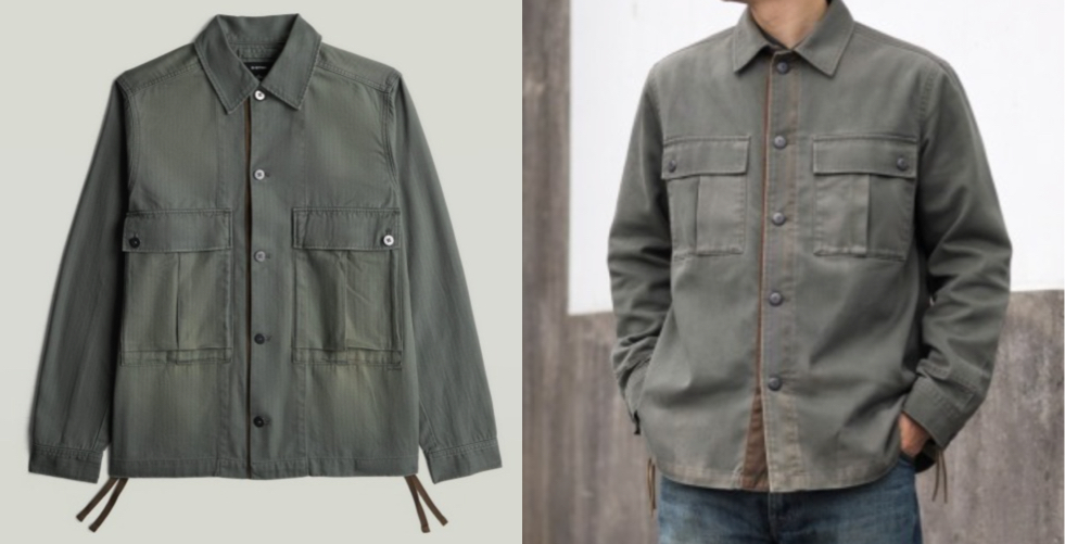 G-Star RAW（ジースターロゥ）カーキのミリタリージャケット