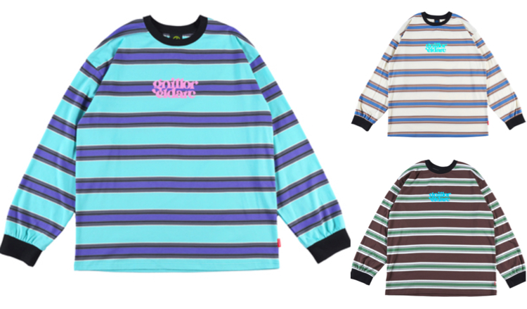 ROLLING CRADLE（ローリングクレイドル）ブルー系のボーダーTシャツ