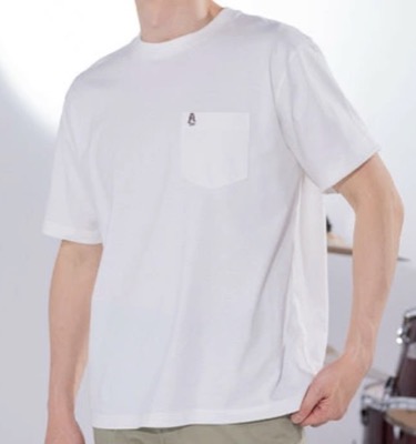 Hush Puppies（ハッシュパピー）ホワイトのTシャツ