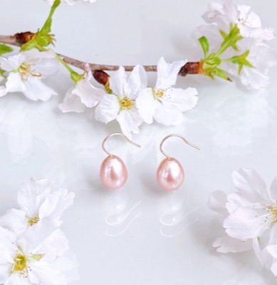 SAKURA jewelry（サクラジュエリー）ピンクゴールドの桜ピアス